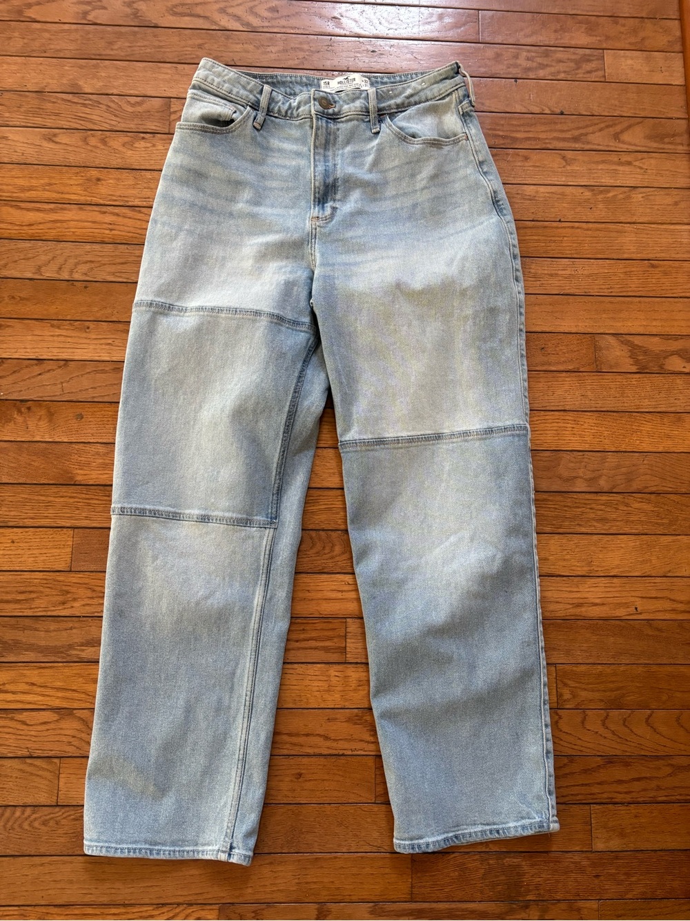 Hollister Light Wash Straight Leg Jeans